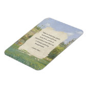 独自の引用文ヴィンテージの絵を描作成 マグネット (左側)