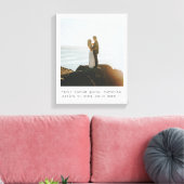 独自の引用文写真の作成 キャンバスプリント (インサイチュ (リビング))