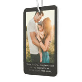 独自の引用文写真カスタムの作成 カーエアーフレッシュナー (左)