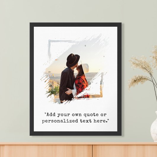 独自の引用文写真カスタムの作成 ポスター