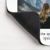 独自の引用文写真カスタムの作成 マウスパッド (コーナー)