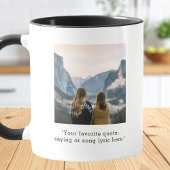 独自の引用文写真カスタムの作成 マグカップ