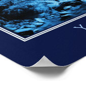 独自の引用文急ぎの小川を作パーソナライズされた成 ポスター (角)