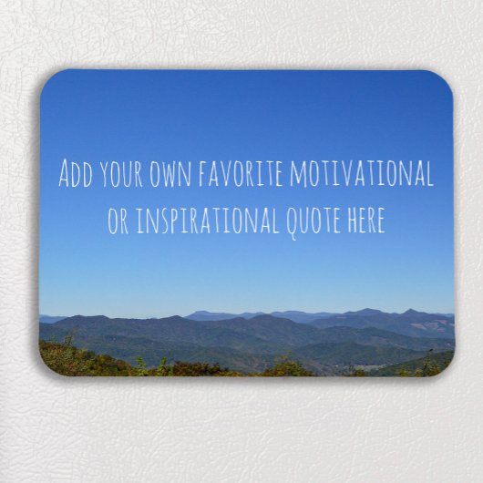 独自の引用文感動的山写真の作成 マグネット