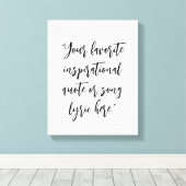 独自の引用文書の作成 キャンバスプリント (インサイチュ (ウッドフロア))