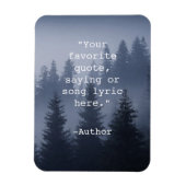 独自の引用文自然風景の作成 マグネット (縦)