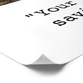 独自の引用文3フォトポスターの作成 ポスター (角)