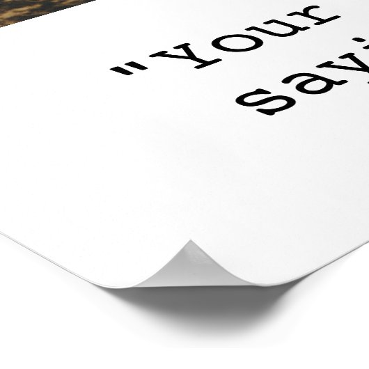 独自の引用文3フォトポスターの作成 ポスター (角)