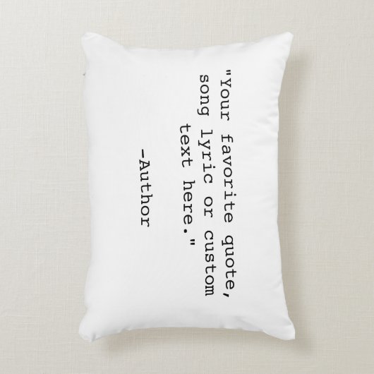 独自の引用文 アクセントクッション (正面(垂直))