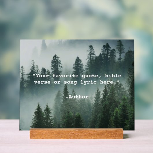 独自の引用文 アクリルサイン (ニュートラル)