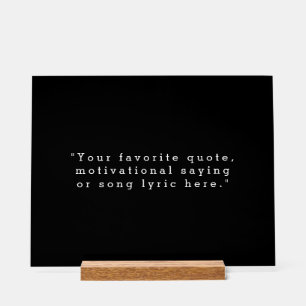 独自の引用文 アクリルサイン