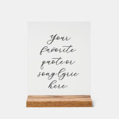 独自の引用文 アクリルサイン (正面)