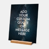 独自の引用文 アクリルサイン (傾斜)