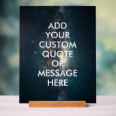 独自の引用文 アクリルサイン (ニュートラル)