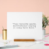 独自の引用文 アクリルサイン (ウェディング)