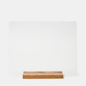 独自の引用文 アクリルサイン (正面)