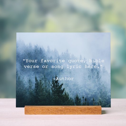 独自の引用文 アクリルサイン (ニュートラル)