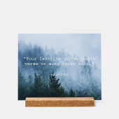 独自の引用文 アクリルサイン (正面)