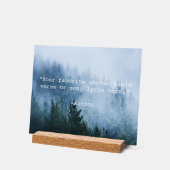 独自の引用文 アクリルサイン (傾斜)