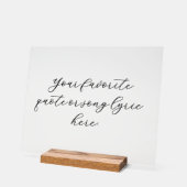 独自の引用文 アクリルサイン (傾斜)