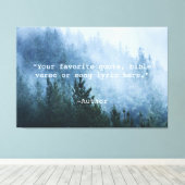 独自の引用文 キャンバスプリント (インサイチュ (ウッドフロア))