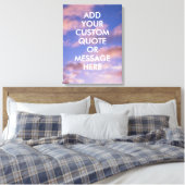 独自の引用文 キャンバスプリント (インサイチュ (寝室))