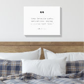 独自の引用文 キャンバスプリント (インサイチュ (寝室))