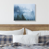 独自の引用文 キャンバスプリント (インサイチュ (寝室))