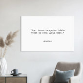 独自の引用文 キャンバスプリント