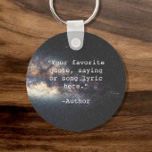 独自の引用文 キーホルダー