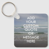 独自の引用文 キーホルダー (正面)