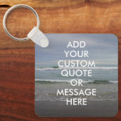 独自の引用文 キーホルダー (正面)