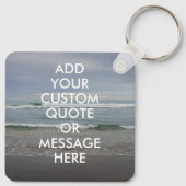 独自の引用文 キーホルダー (裏面)