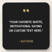 独自の引用文 コースター (正面)