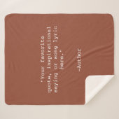 独自の引用文 シェルパブランケット (正面(横))