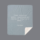 独自の引用文 シェルパブランケット