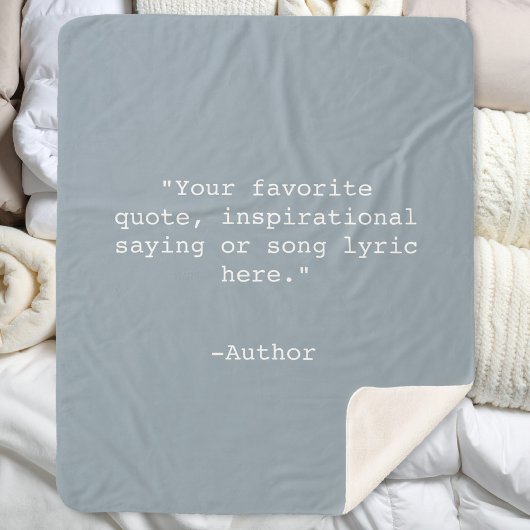 独自の引用文 シェルパブランケット