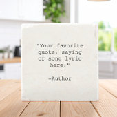 独自の引用文 ストーンコースター