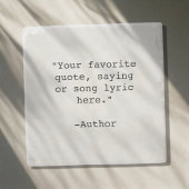 独自の引用文 ストーンコースター