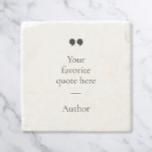 独自の引用文 ストーンコースター