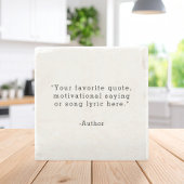 独自の引用文 ストーンコースター