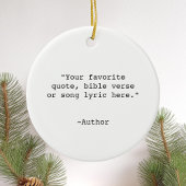 独自の引用文 セラミックオーナメント