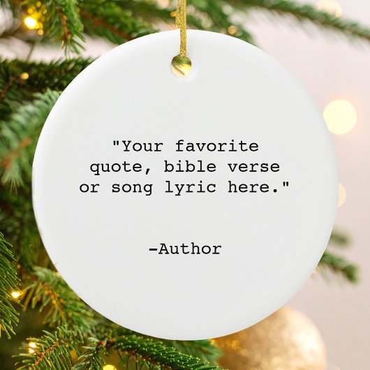 独自の引用文 セラミックオーナメント