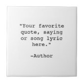 独自の引用文 タイル (正面)