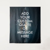 独自の引用文 タペストリー (正面)