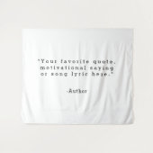 独自の引用文 タペストリー (正面(横))