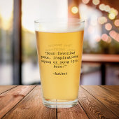 独自の引用文 タンブラーグラス