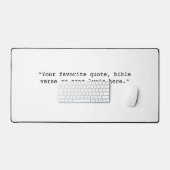 独自の引用文 デスクマット (キーボード&マウス)