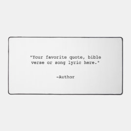 独自の引用文 デスクマット