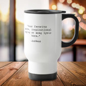 独自の引用文 トラベルマグ